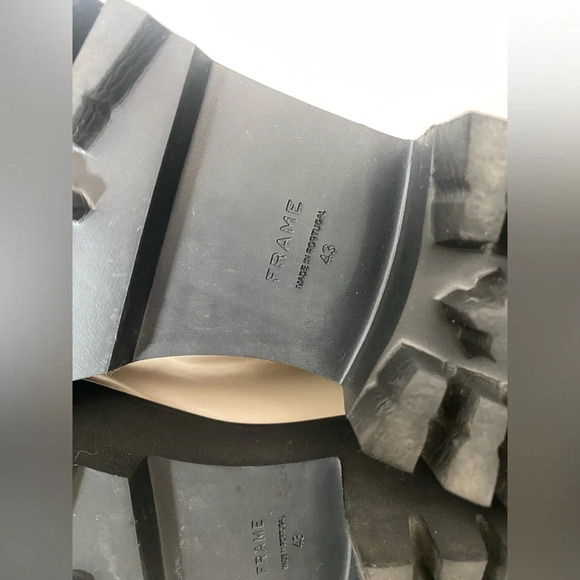 FRAME Le Croyden Bootie Cream Size 43 - Picture 9 of 12